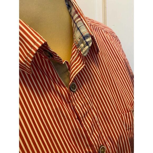 Ted Baker Button-Down Shirt Contrast Collar/Cuff Size 4 Ted Size (16" Neck) Men - Picture 4 of 12